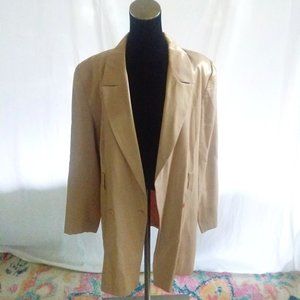 Vintage Golden Sheen Chad Stevens Size 16 Women's Blazer